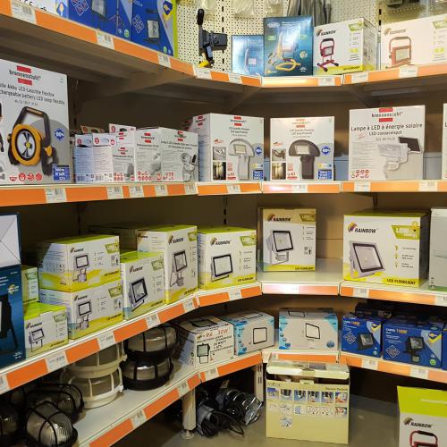 Rayon spots extérieur.