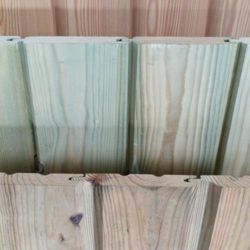 Bardage bois de stock.