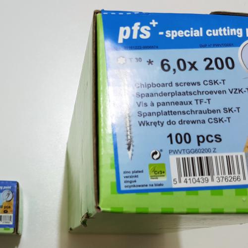 Vis spécial MDF PGB.