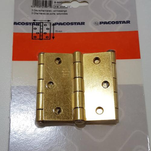 Charnière laitonée.