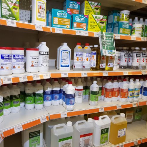 Rayon produits chimiques.