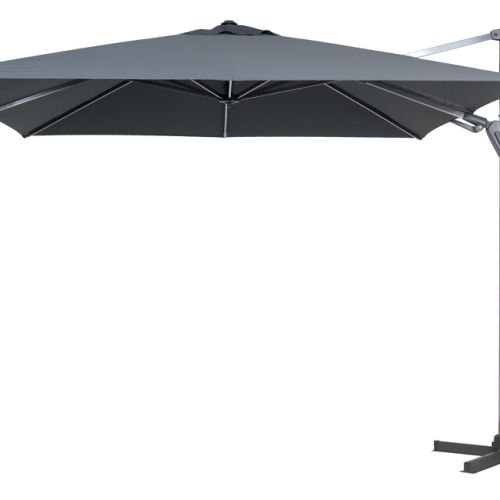 Parasol luxe 3x4M Volterra Anthracite